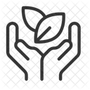 Okologie Natur Hande Symbol