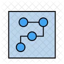 Blau Dokument Datei Symbol