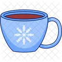 Kaffee Becher Winter Symbol