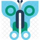 Blauer Schmetterling Schmetterling Insekt Symbol