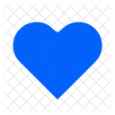 Blaues Herz Liebe Herz Symbol