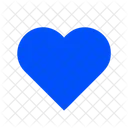 Blaues Herz Liebe Herz Symbol