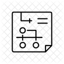 Blaupause Architektur Plan Symbol