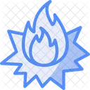 Blaze Burst Fire Passion Icon