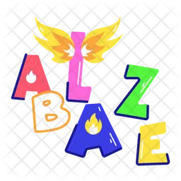 Blaze Word  Icon