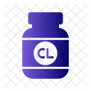 Bleach Chlorine Cleaning Icon