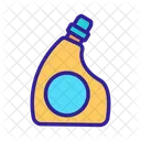 Disinfectant Bottle Contour Icon