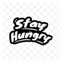 Motivation Entschlossenheit Appetit Symbol
