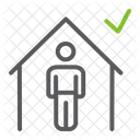 Zu Hause bleiben  Symbol