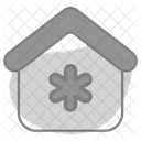 Zu Hause Bleiben Zu Hause In Quarantane Symbol