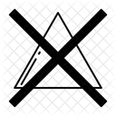 Bleichschaden Waschesymbol Pflegesymbol Symbol