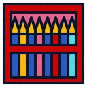 Bleistift Farbe Lack Icon