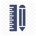 Bleistift & Lineal  Symbol