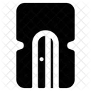 Bleistiftspitzer Anspitzer Bleistiftschneider Symbol