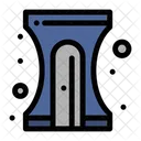 Bleistiftspitzer Anspitzer Bleistiftschneider Symbol