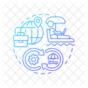 Bleisure travel  Icon