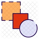 Blend Shapes Geometrical Shapes Icon