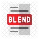 Blender File File Document Icon