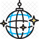 Blendend Hell Grell Leuchtend Funkelnd Schimmernd Leuchtend Strahlend Gleissend Discokugel Blendend Symbol