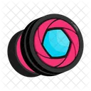 Blende Ausrustung Objektiv Icon