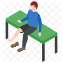 Blessure Au Pied Blessure Aux Pieds Traitement Medical Icon