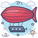 Blimp Drigible Spaceship Icon