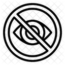 Blind Hospital No Eye Icon