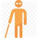 Blind Zeichen Auge Symbol