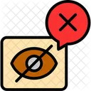 Blind Conceal Eye Icon