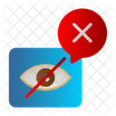 Blind Conceal Eye Icon