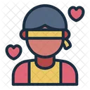 Blind Date Dating Love Icon