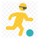 Blind Football Ball Para Sports Icon
