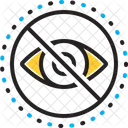 Blind Eye Blindness Icon