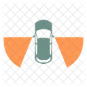 Blind Spot Monitor Car Blind Spot Icon