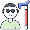 Blind stick  Icon