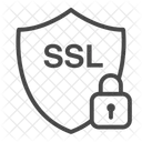 Escudo Escudo De Alojamiento Capa De Conexion Segura Icono