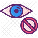 Blindes Auge  Symbol