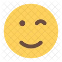 Blink Smiley Emoji Icon