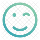 Blink Smiley Emoji Icon