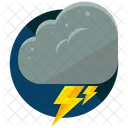 Blitz Sturm Wolke Symbol