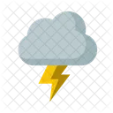 Bolzen Wolke Blitz Symbol