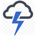 Blitz Sturm Gewitter Symbol