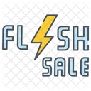 Flash Zeichen Einkaufen Icon