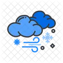 Blizzard Snow Storm Icon