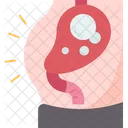 Bloating Belly Gas Icon