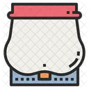 Bloating Belly Fat Icon