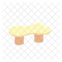 Blob Table Furniture Home Icon