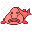 Blobfish Fish Ugliest Animal Icon