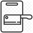 Bloc Couperet Hacher Icône