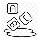 Bloc alphabétique  Icône
